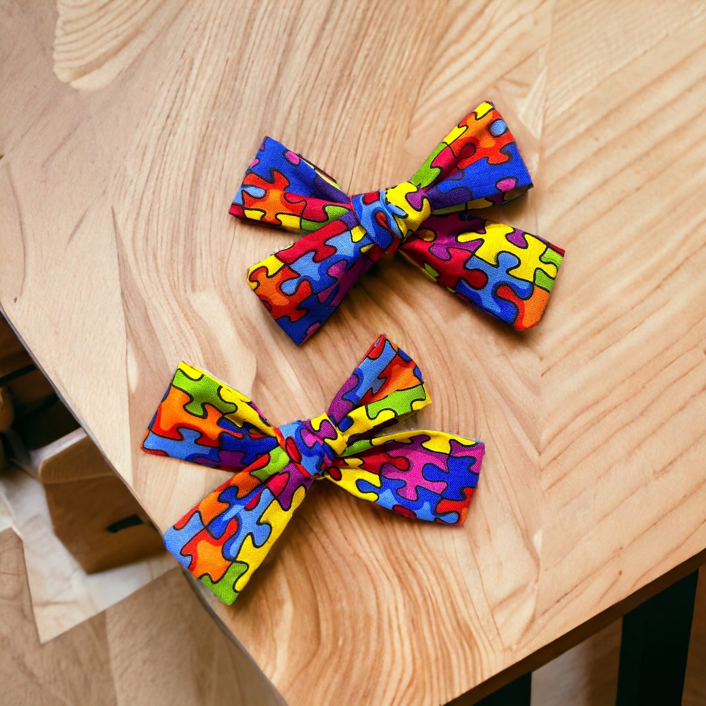 Autism Clip-on Bow